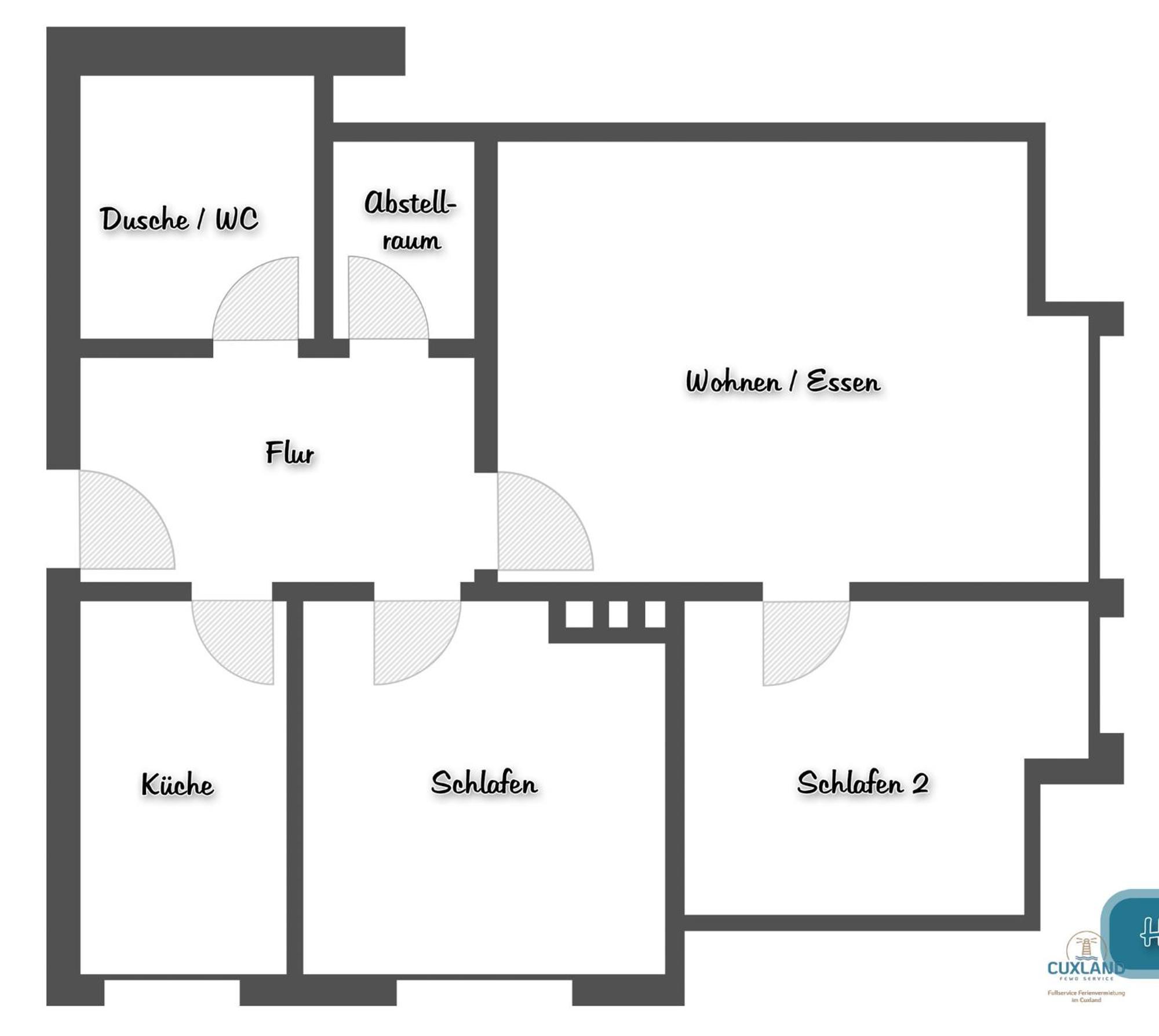 Haus Kerstin Duhnen Wohnung 10 คุกซ์ฮาเวน ภายนอก รูปภาพ